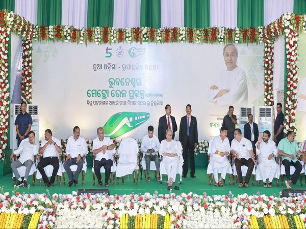 Odisha Chief Minister Naveen Patnaik laid the foundation stone for the Bhubaneswar Metro Rail Project. (Photo: CMO Odisha X)