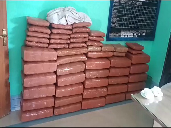 Tripura Police seize ganja worth Rs 20 lakh. (Photo/ANI)