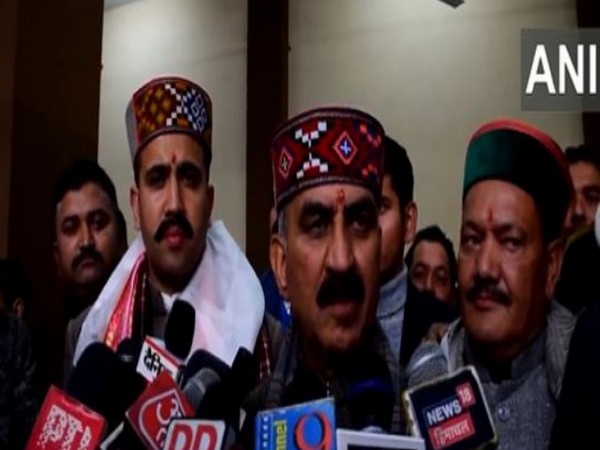Himachal Pradesh Chief Minister Sukhwinder Singh Sukhu. (Photo/ANI)