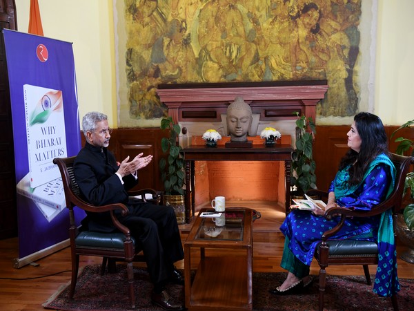 External Affairs Minister S Jaishankar in an interview with ANI Editor Smita Prakash. (Photo: ANI)