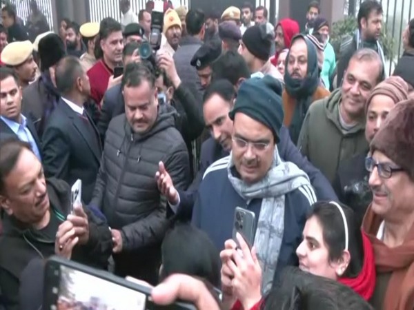 Rajasthan CM Bhajan Lal sharma interacts with localites (Photo/ANI) 