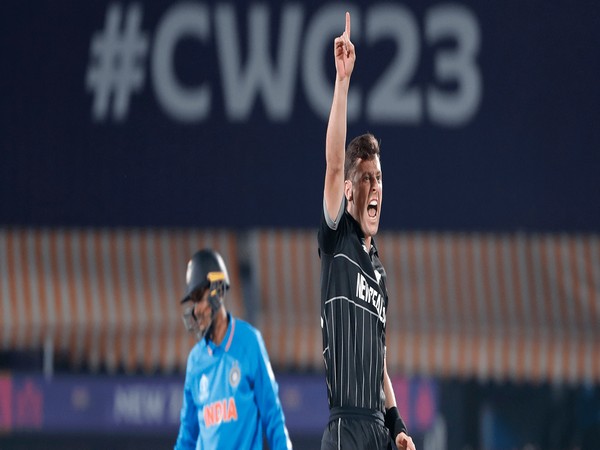 Matt Henry in action. (Photo- ICC)