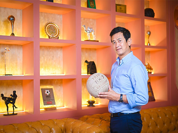 Footballer Bhaichung Bhutia at GOAT