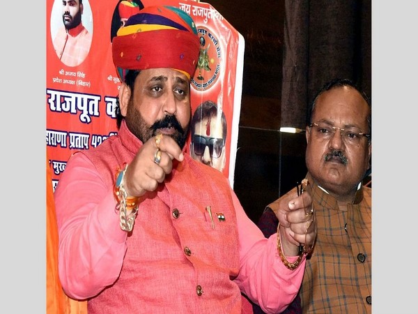 Karni Sena Chief Sukhdev Singh Gogamedi (Photo//ANI)