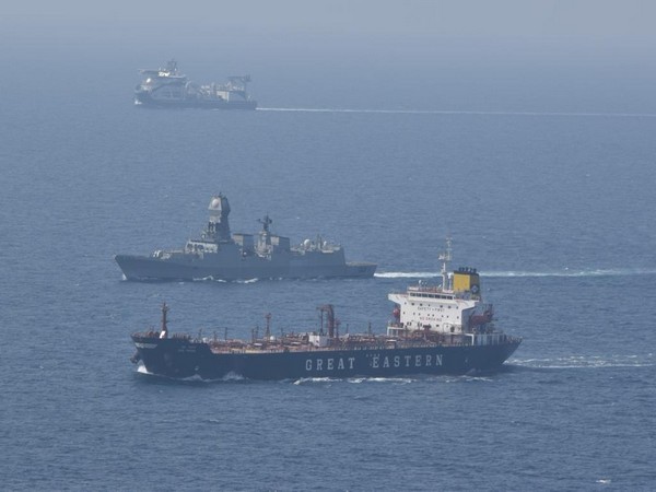 Indian Naval platforms remain mission deployed in North/Central Arabian Sea (Photo/ANI)
