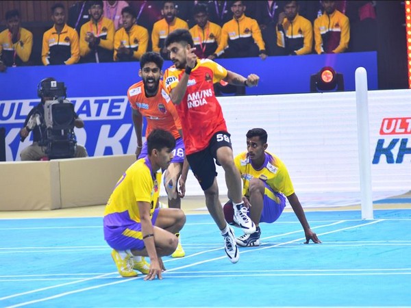 A visual from the match between Odisha and Rajasthan. (Photo- UKK)