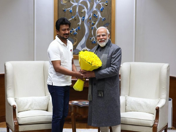 DMK leader Udhayanidhi Stalin meets PM Modi (Photo/@Udhaystalin)