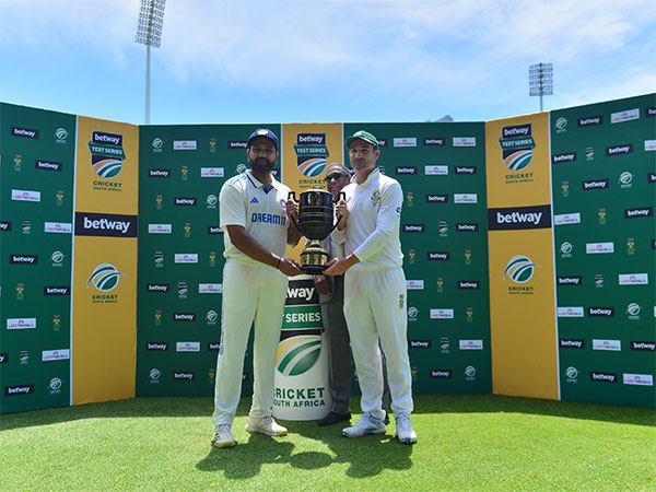 Rohit Sharma and Dean Elgar (Photo: BCCI/X)