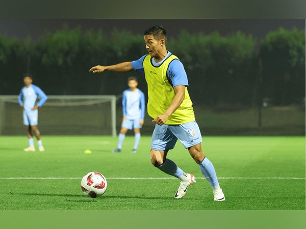 India football player Lallianzuala Chhangte during practice session (Image: AIFF)