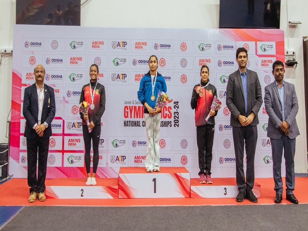 Gymnast Dipa Karmakar at Senior Artistic Gymnastics National Championship (Image: Odisha Sports)