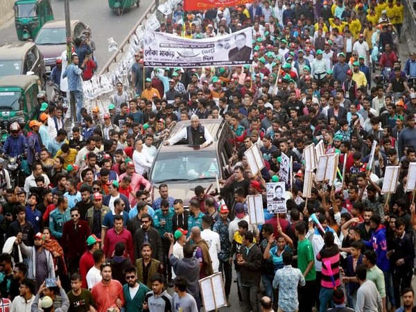 Election campaigning in Bangladesh (Photo/ANI)