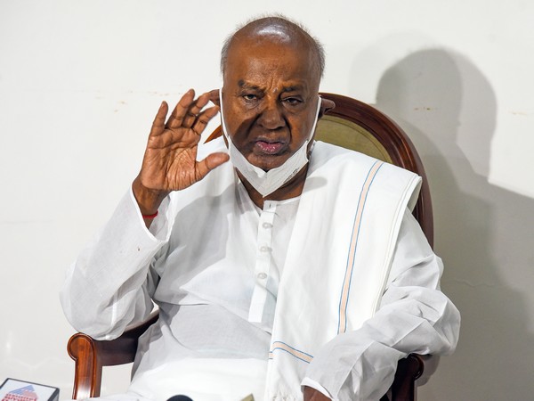 JDS Chief HD Deve Gowda (File photo/ANI)