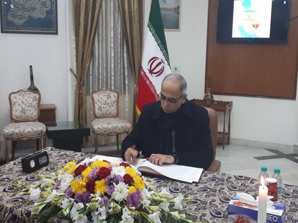 Iranian Embassy in Delhi opens book of condolence in response to bombings that killed 84 (Source: Twitter/@Iran_in_India)