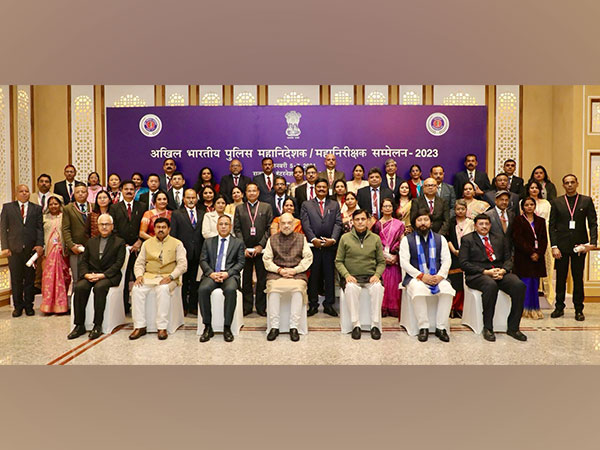 Union Home Minister Amit Shah at the 58th Director Generals of Police/Inspector Generals of Police Conference. (Photo/ANI)