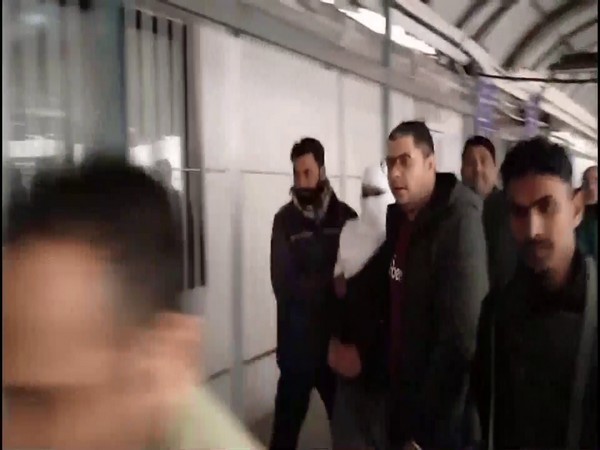 Hizbul Mujahideen terrorist Javed Ahmed Mattoo produced in Delhi's Patiala House Court (Photo/ANI)