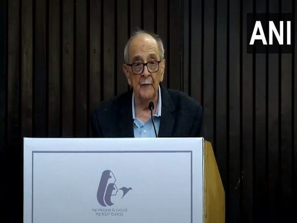 Senior advocate Fali S Nariman at 28th Justice Sunanda Bhandare Memorial Lecture (Photo/ANI)