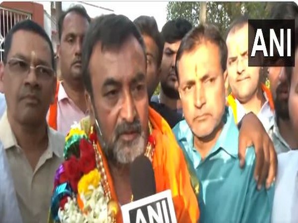 Activist Shrikant Pujari speaks after walking out of jail in Karnataka (Photo/ANI)