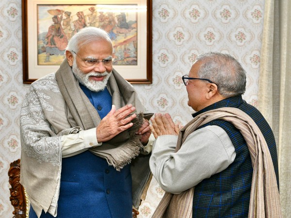 Rajasthan Governor Kalraj Mishra meets Prime Minister Narendra Modi (Photo/ANI)