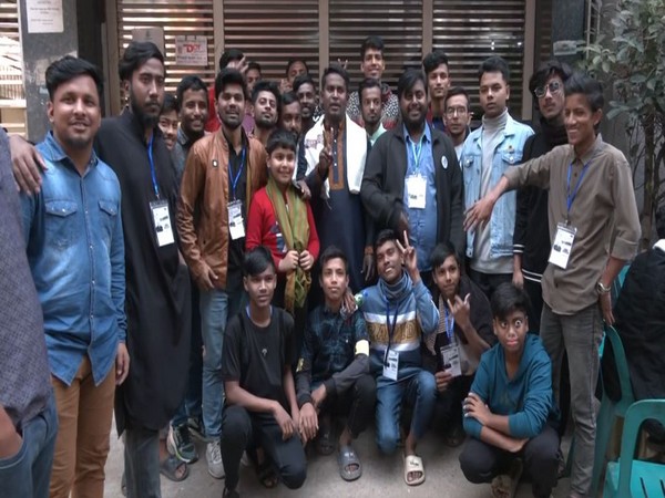 Voters in Bangladesh after casting their votrs (Photo/ANI)