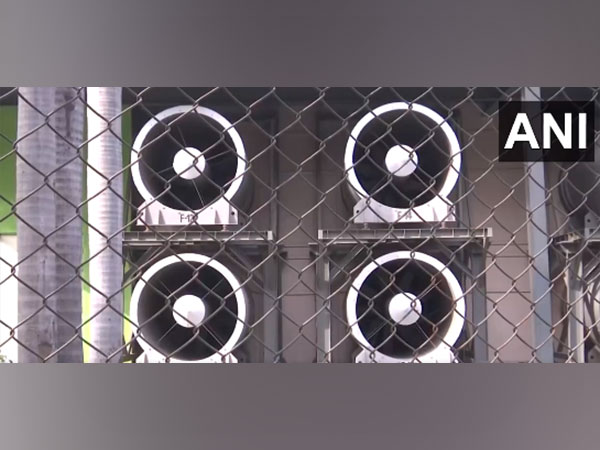 Visuals of smog tower from Connaught Place (Photo/ANI)