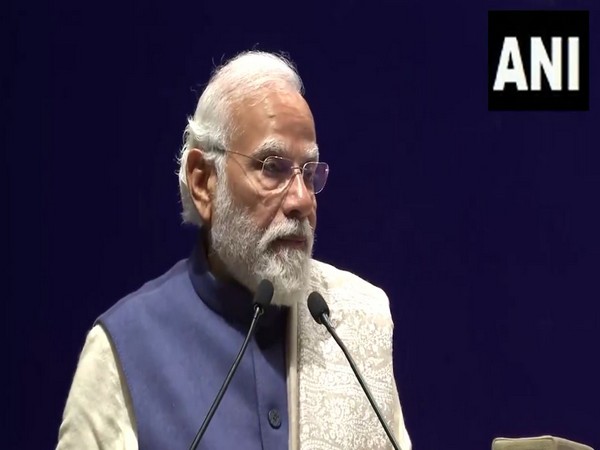 Prime Minister Narendra Modi in Jaipur, Rajasthan. (ANI)