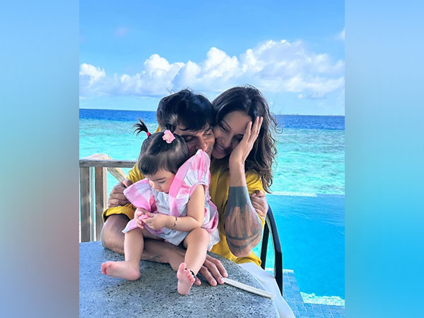 Bipasha Basu with Karan Singh Grover and daughter Devi(Image source: Instagram) 