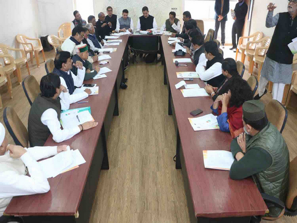 Congress holding meeting at state Congress office in Bhopal (Photo/X)