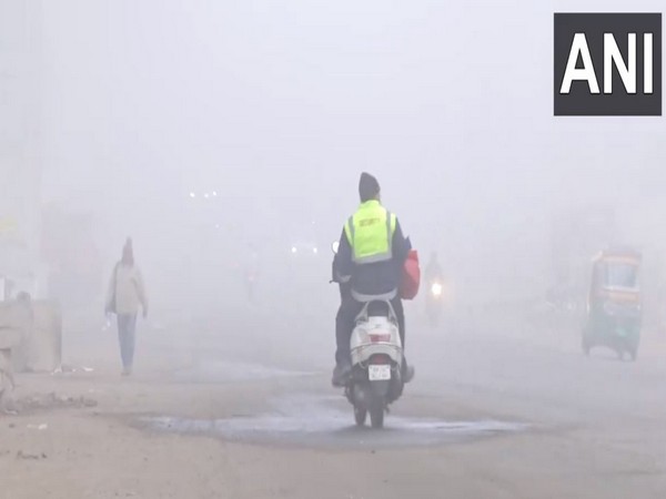 Visual from Bhopal as thick fog engulfed the city(Photo/ANI)