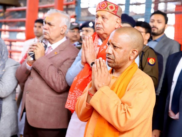 CM Yogi Adityanath in Ayodhya. (Photo/ANI)