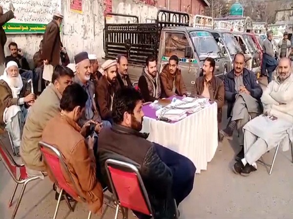 PoK residents intensify protest against load shedding (Photo/ANI)