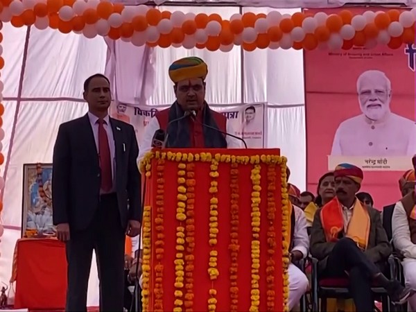 Rajasthan CM Bhajan Lal Sharma (Photo/ANI)