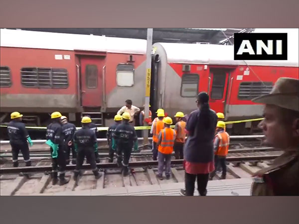 Visuals from Nampally railway station, Telangana. (Photo/ANI)