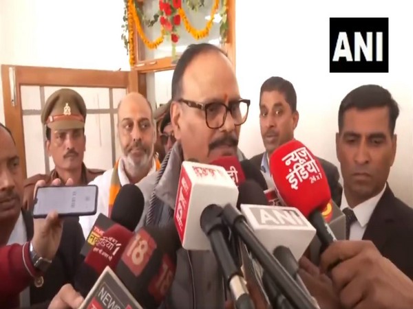 Uttar Pradesh Deputy Chief Minister Brajesh Pathak (Photo/ANI)