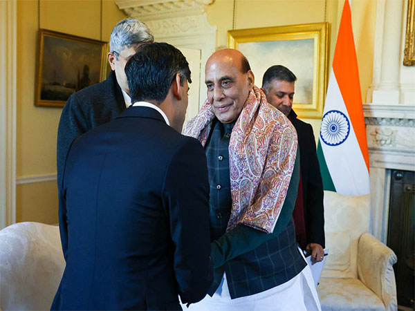 UK PM Rishi Sunak, Union Defence Minister Rajnath Singh (Image Credit: X/@RajnathSingh)