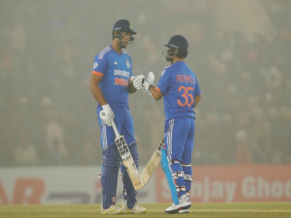 Shivam Dube and Jitesh Sharma. (Photo- BCCI Twitter)