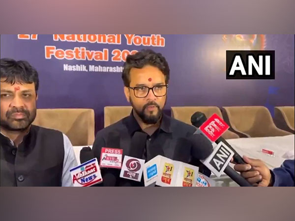 Union Minister Anurag Thakur (Image/ANI)