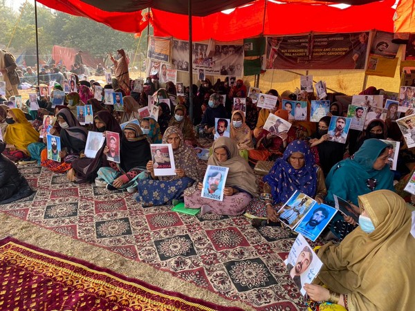 Baloch stage sit-in in Islamabad (Image Credit: X/@)