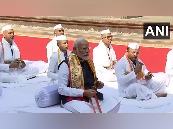 Prime Minister Narendra Modi at Shree Kalaram Mandir in Nashik, Maharashtra. (Photo/ANI)