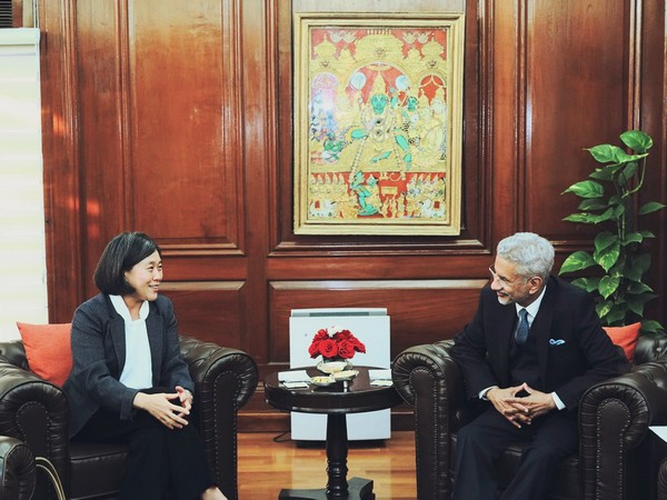 EAM S Jaishankar meets the United States Trade Representative (USTR) Ambassador Katherine Tai in New Delhi on Friday (Photo/X@DrSJaishankar)