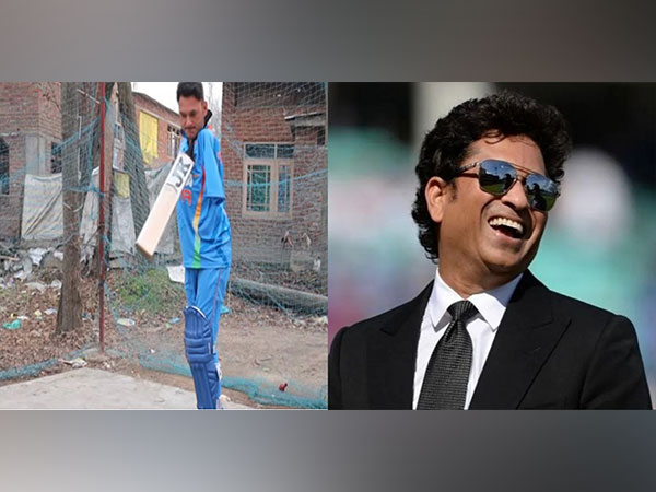 Amir (left) and Sachin Tendulkar (right). (Photo- ANI/ICC)