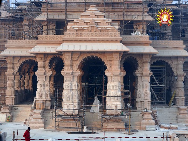 The Ram Janmabhoomi temple underconstruction (File Photo/ANI)