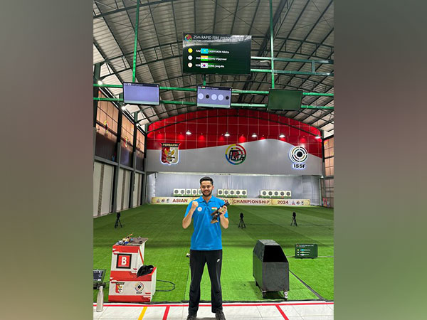 Indian shooter Vijayveer Sidhu (Photo: Anurag Thakur/ X)