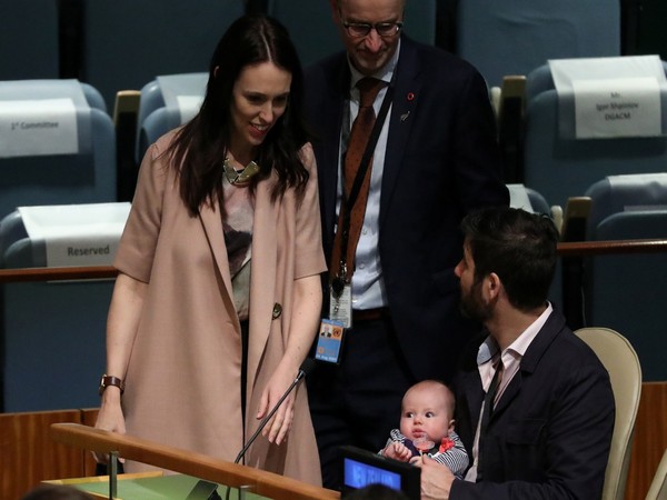 Former New Zealand PM Jacinda Ardern with partner Clarke Gayford and daughter Neve (Photo: Reuters)
