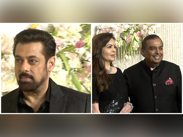 Celebs at Ira Khan's wedding reception (ANI Photos)