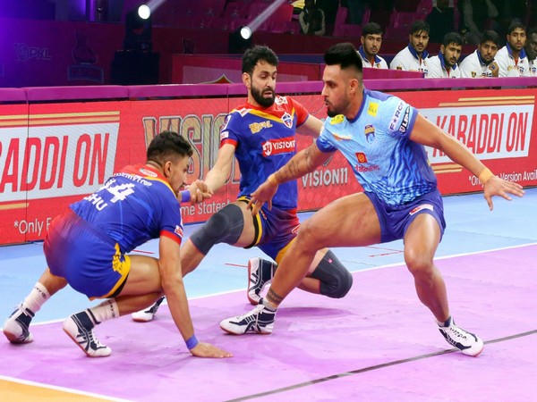 Bengal Warriors and UP Yoddhas in action. (Photo- PKL)
