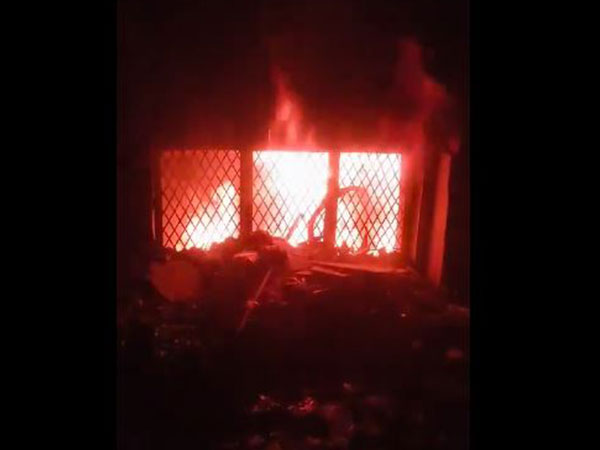 Fire breaks at a factory in Delhi (Image/ANI)