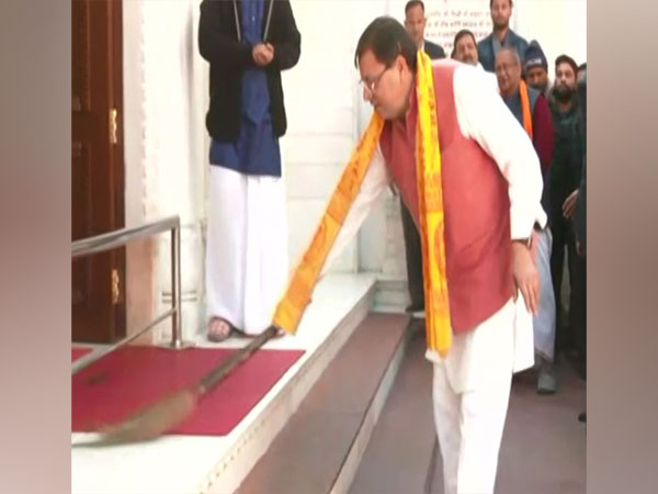 Uttarakhand Chief Minister Pushkar Singh Dhami starts cleanliness drive at Kainchi Dham  (Photo/ANI)
