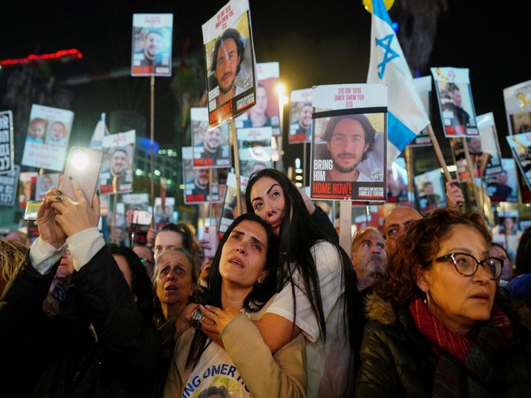 24 hour protest to mark 100 days since Hamas attack, in Tel Aviv (Photo/Reuters)