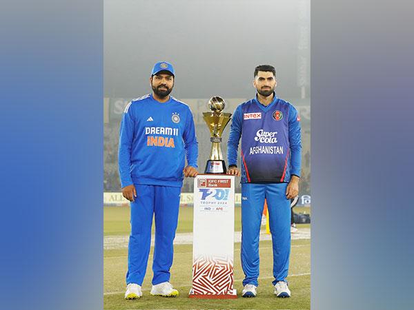 India captain Rohit Sharma and Afghanistan skipper Ibrahim Zadran (Photo: BCCI/ X)
