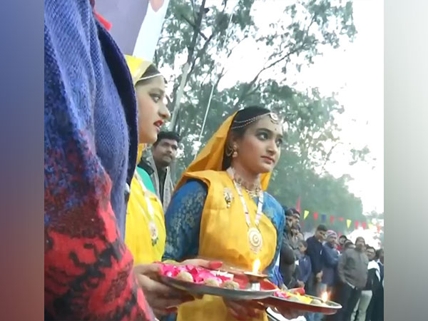 Rahgeere Anand Utsav celebrated in Madhya Pradesh's Ujjain (Photo/ANI)